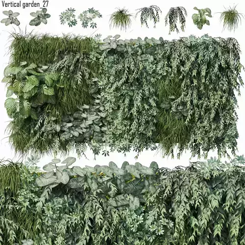 Vertical garden 27 3D model