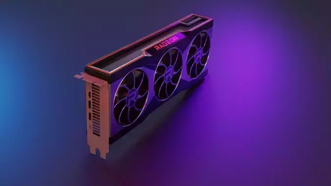 AMD RADEON RX 6900 XT 3D model