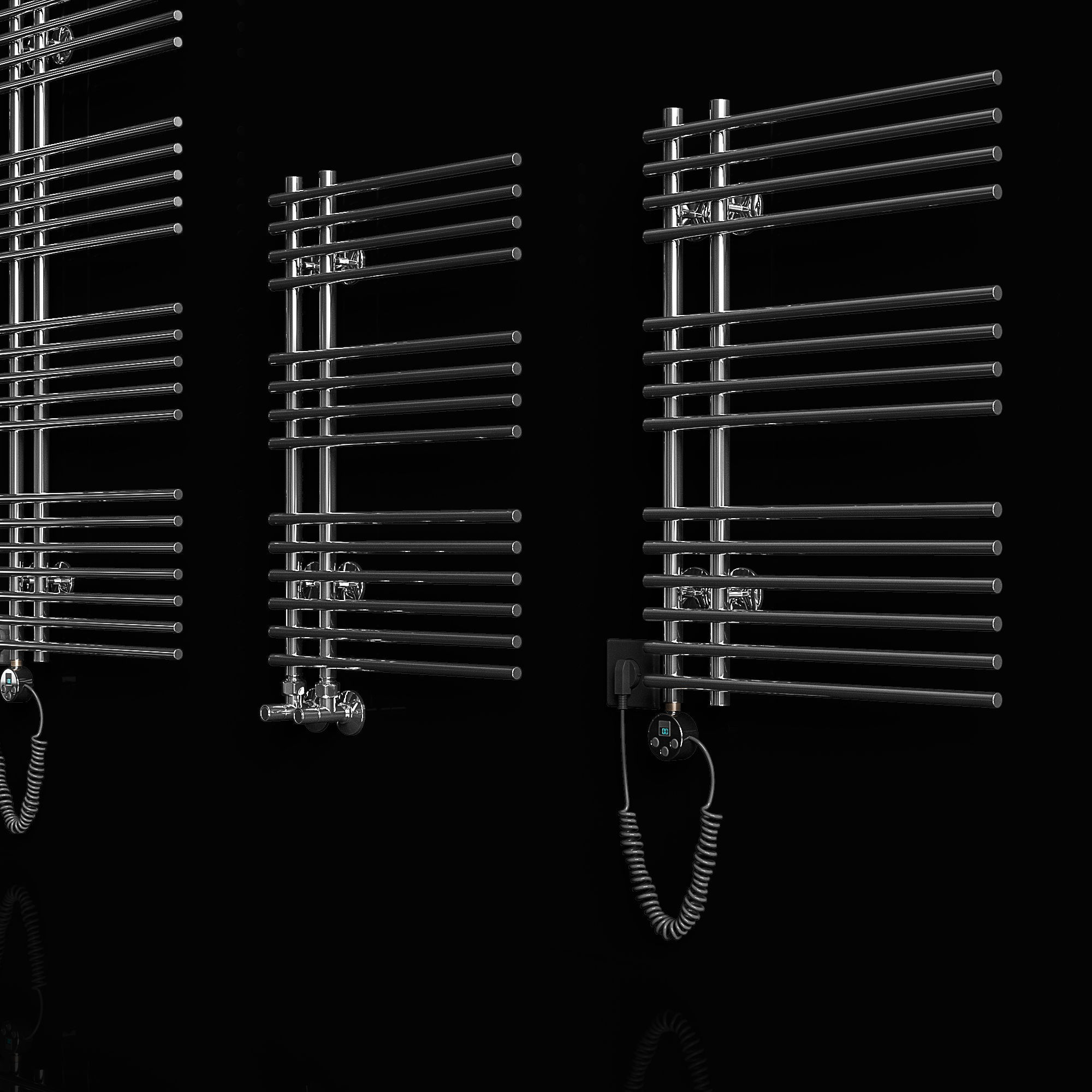 Heated towel rails Terminus Astra 3D model_4