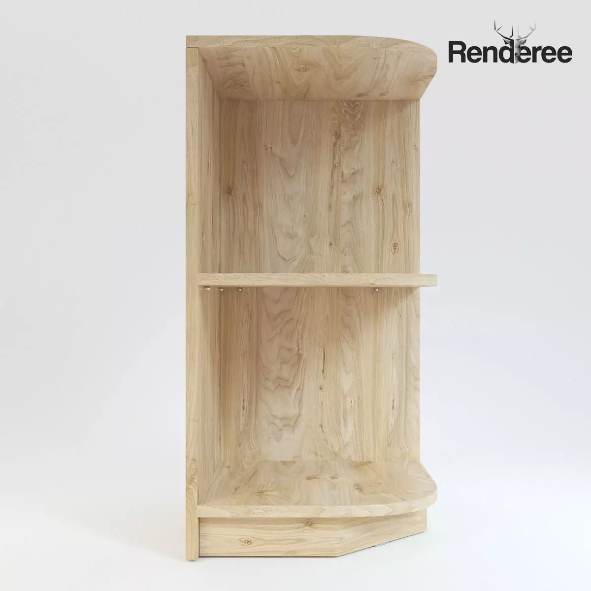 Wooden Cabinet 3 3D model
