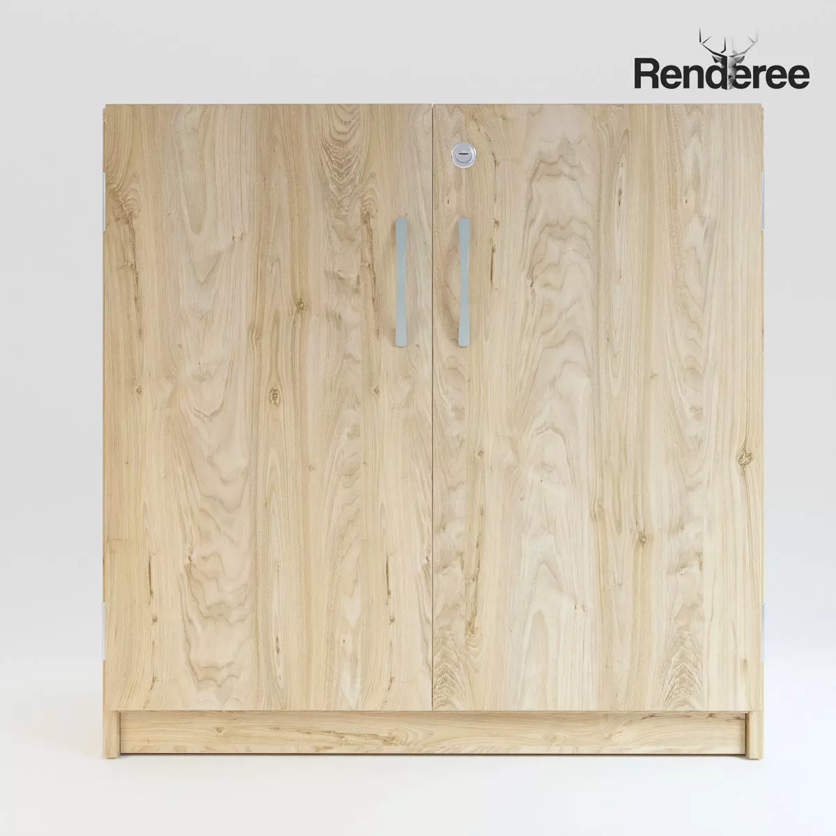 Wooden Cabinet 4 3D model