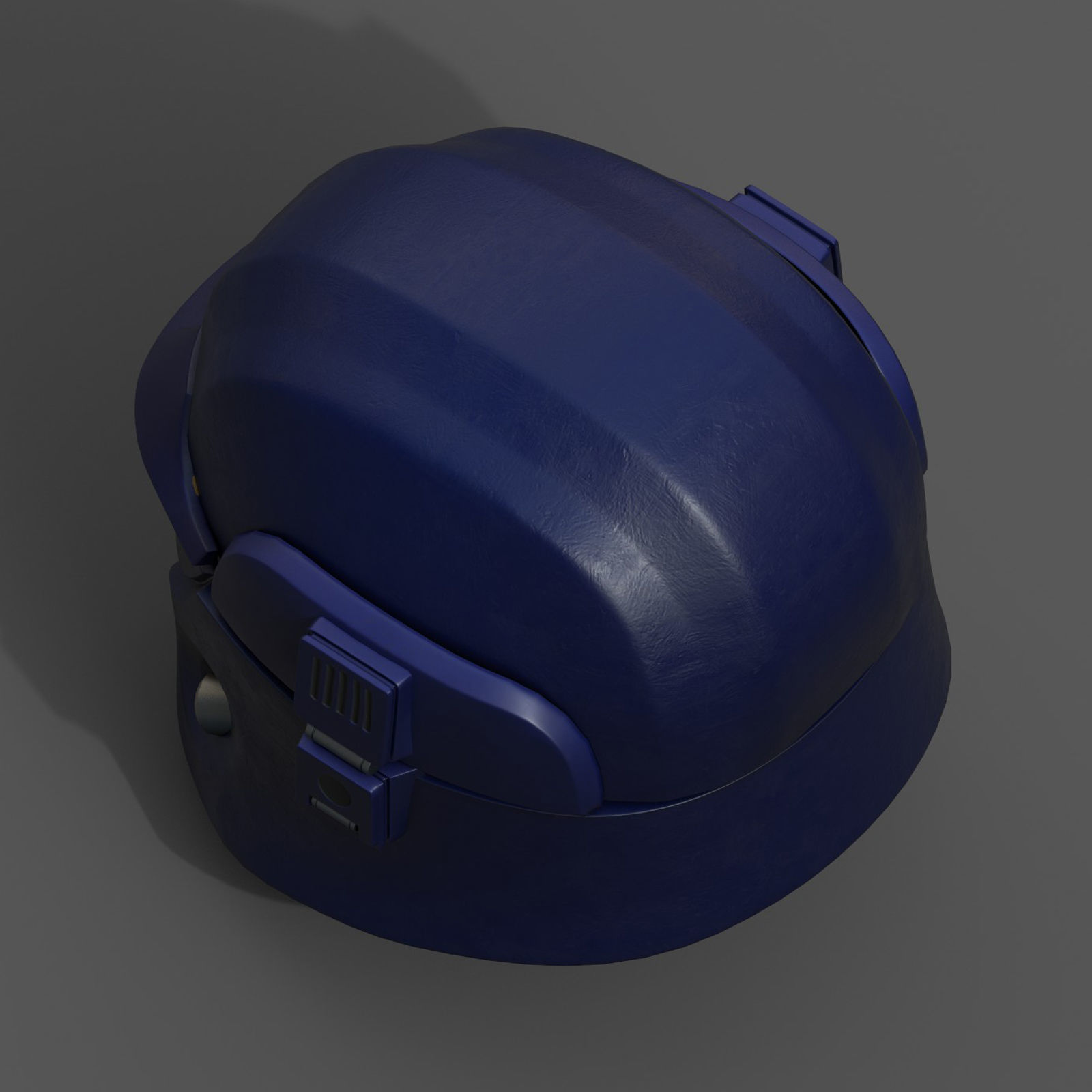 Helmet scifi space protection futuristic technology  Low-poly 3D model_7