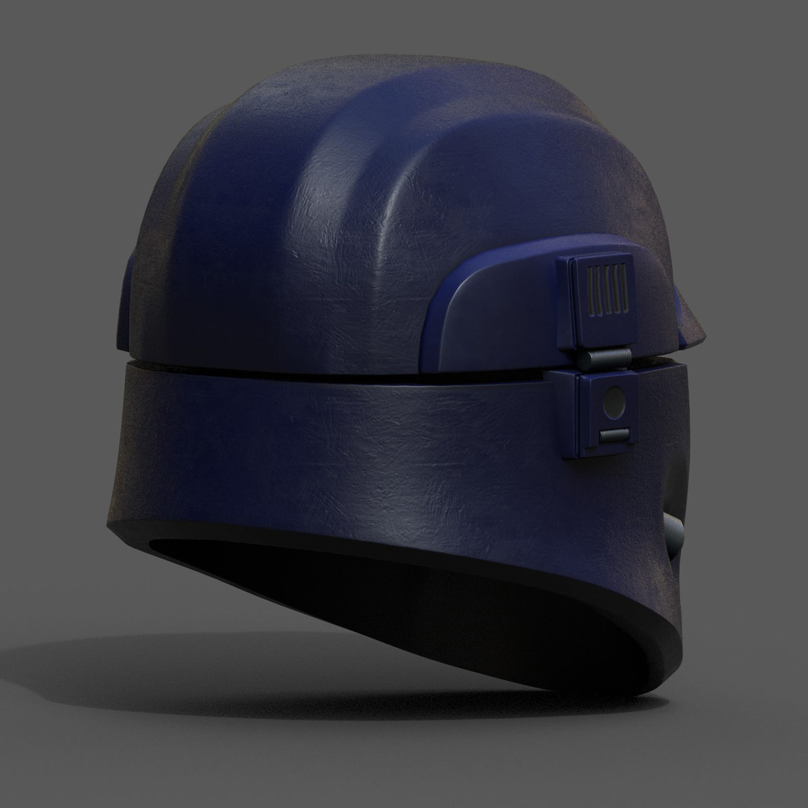 Helmet scifi space protection futuristic technology  Low-poly 3D model_5