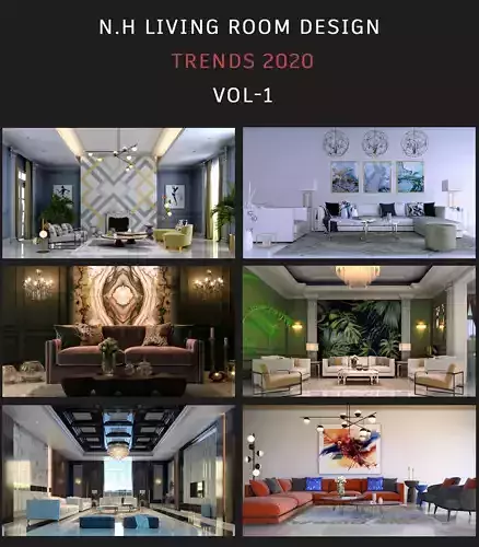  LIVING ROOM DESIGNTRENDS 2020-VOL1