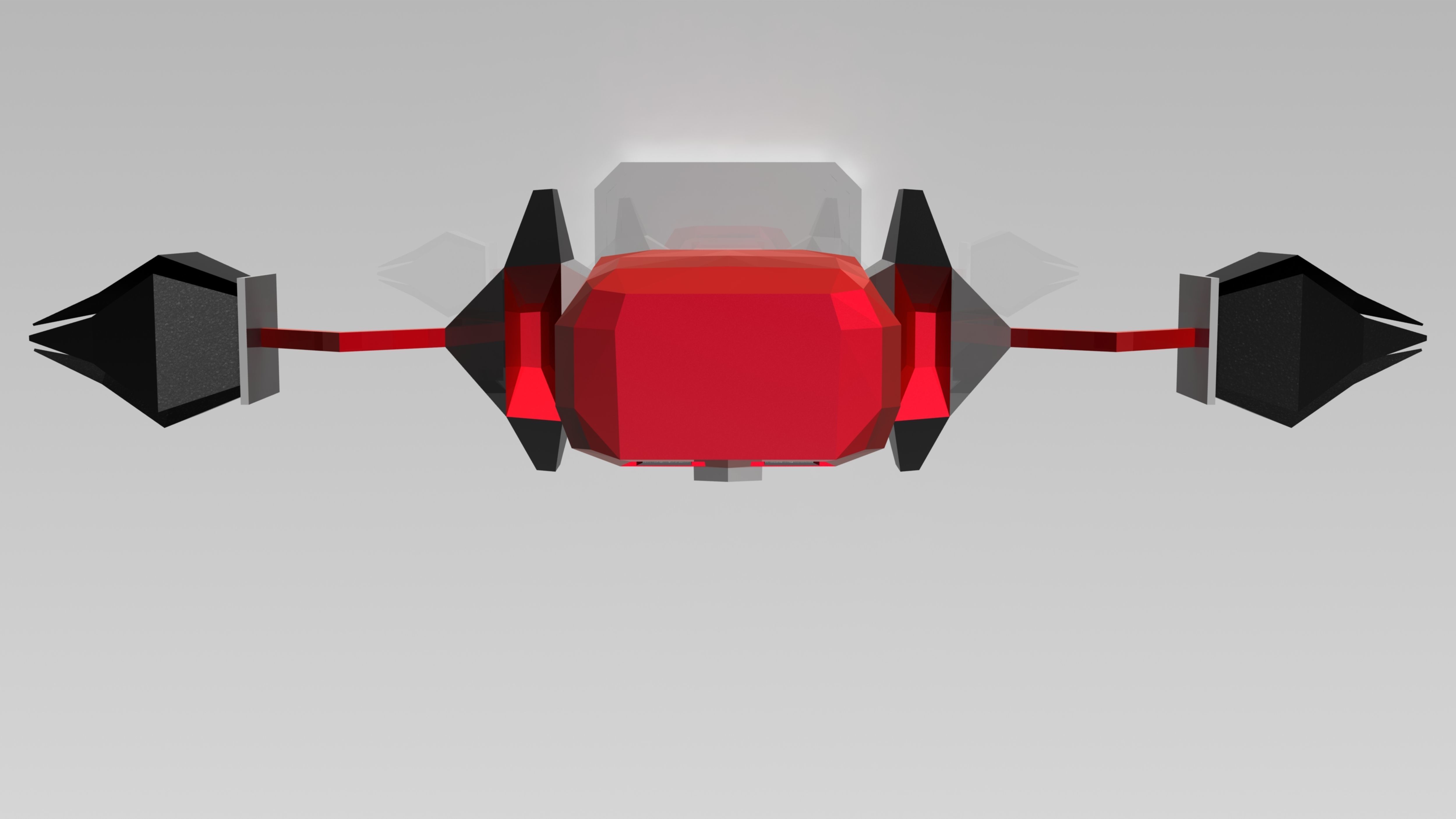 Boxy Robot 3D print model_4