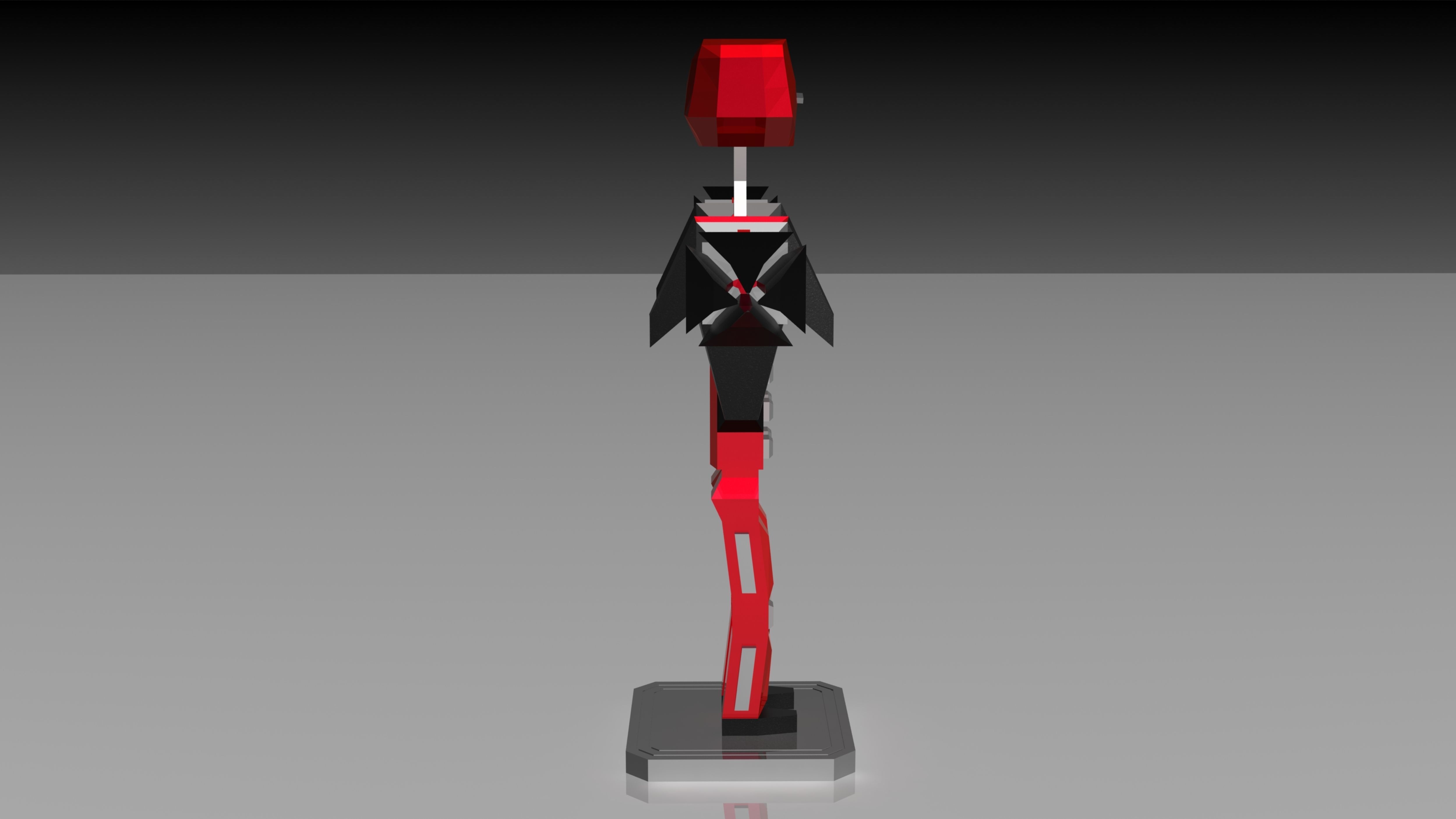 Boxy Robot 3D print model_2