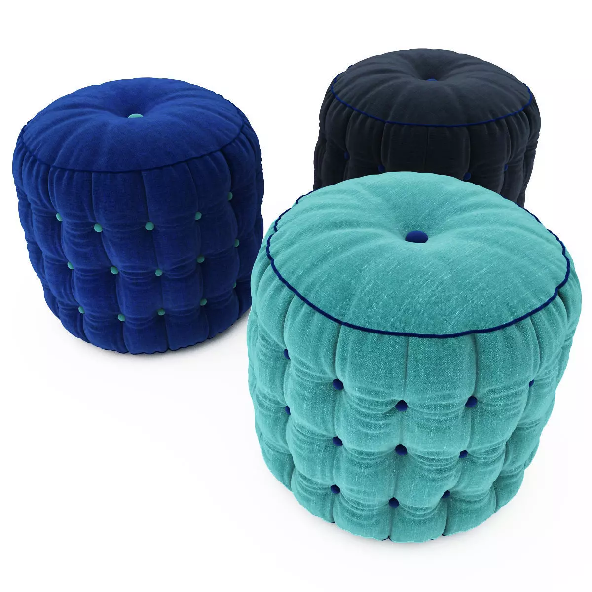 Pouf collection 17 3D model_0