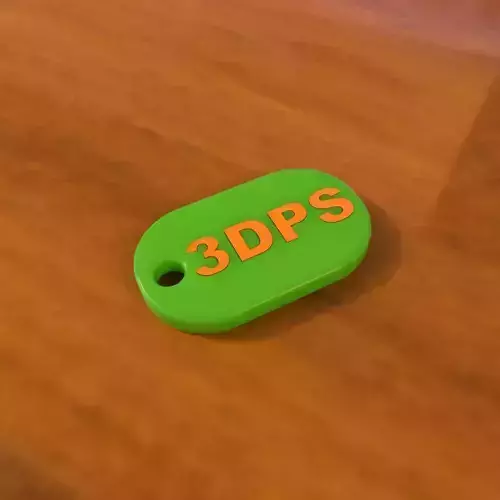 Multi-Color Logotip Keychain 3D print model