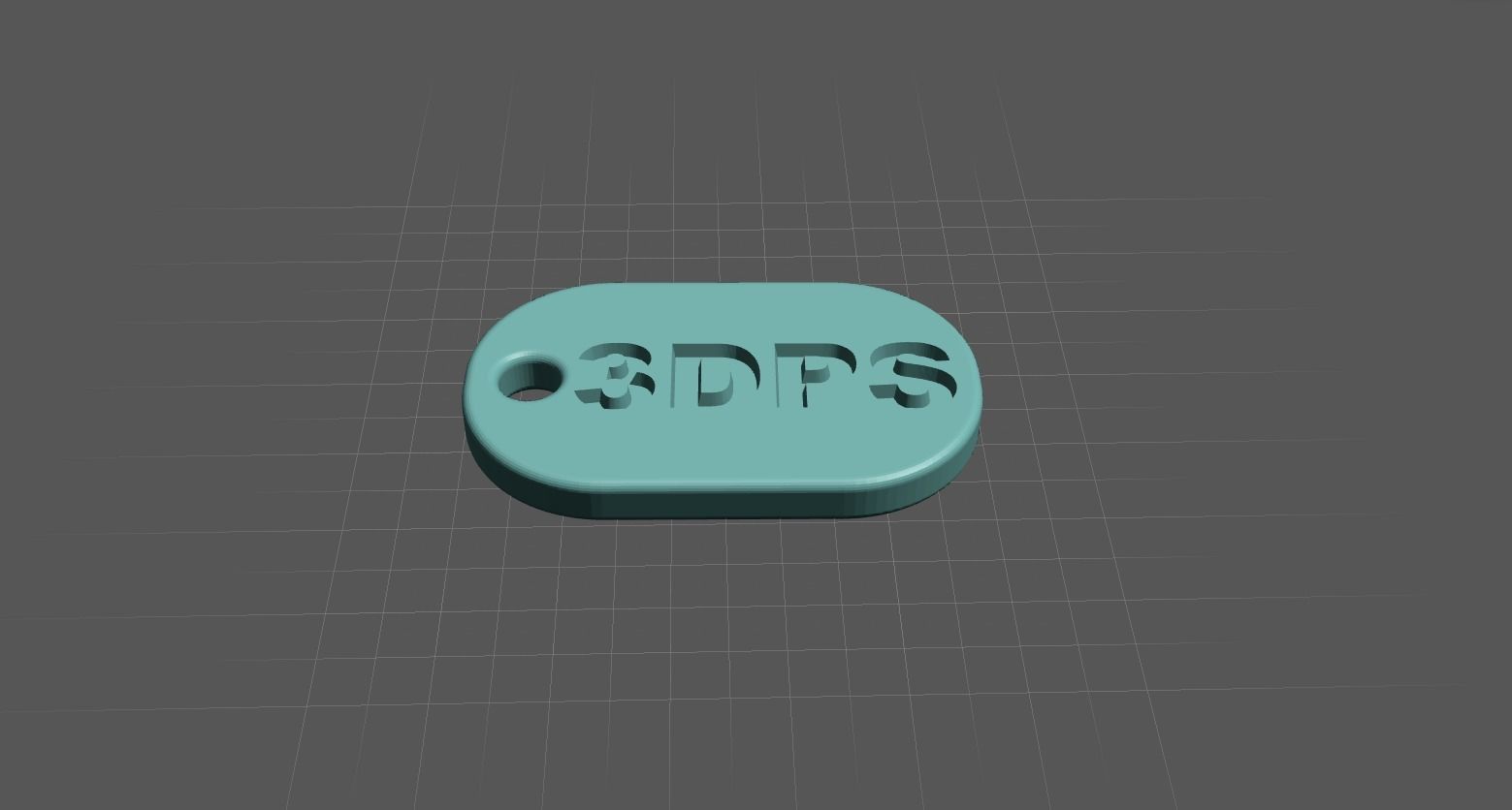 Multi-Color Logotip Keychain 3D print model_14