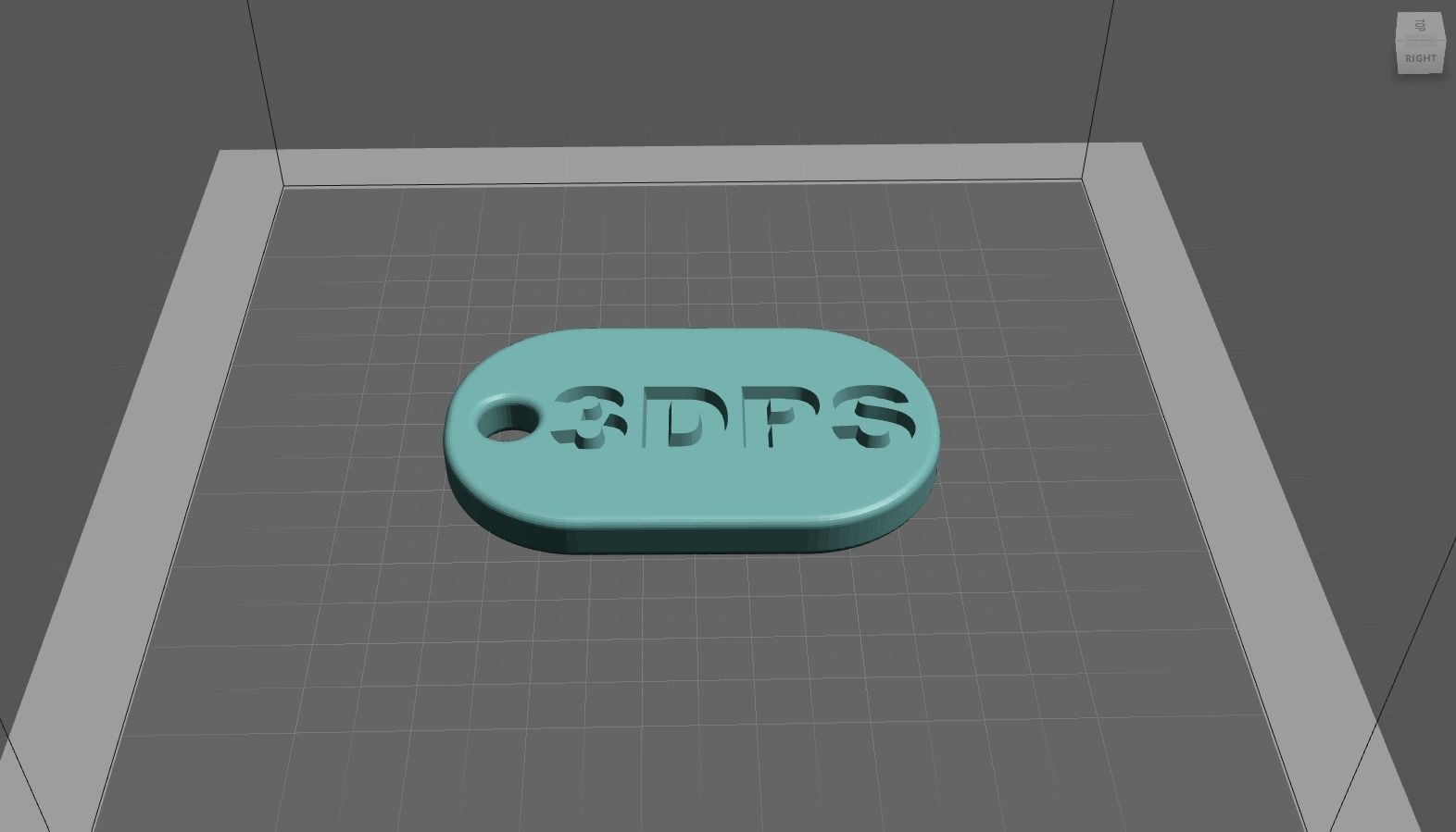Multi-Color Logotip Keychain 3D print model_13