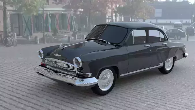 3D Model Gaz 21 Volga 