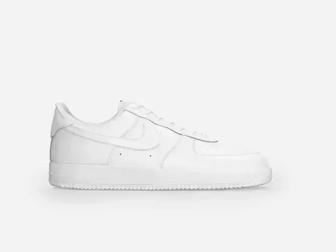 Nike air force 1 white 3D model