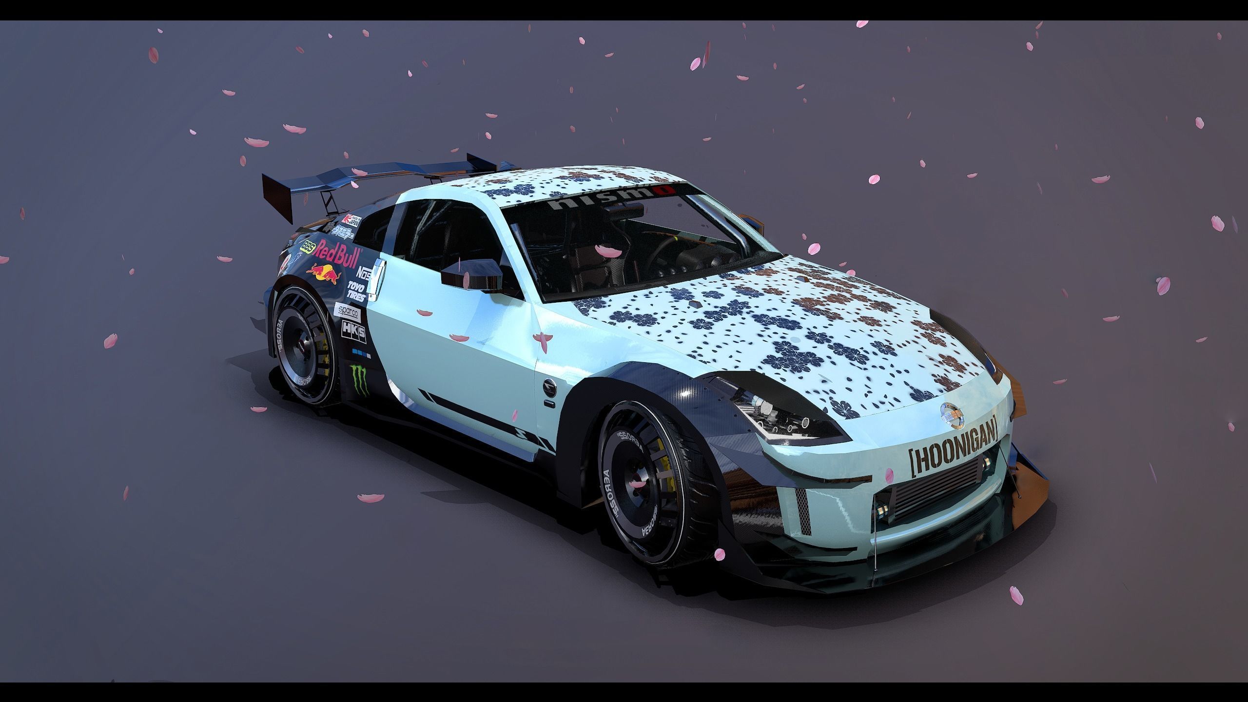 Nissan 350Z Game Ready Low-poly 3D model_4