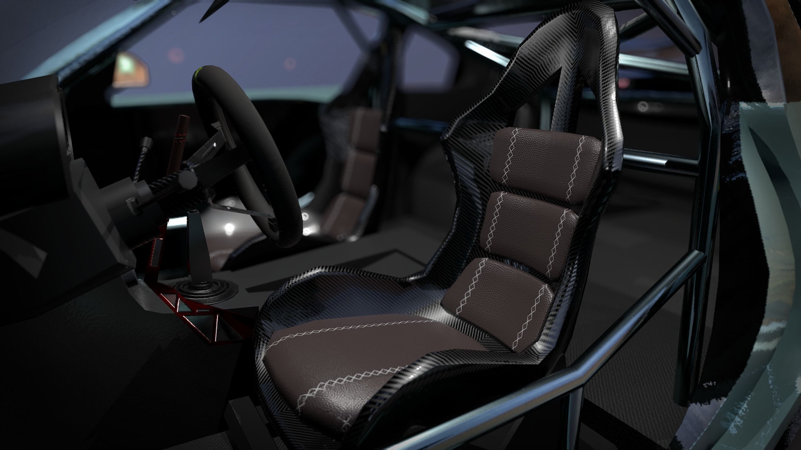 Nissan 350Z Game Ready Low-poly 3D model_6