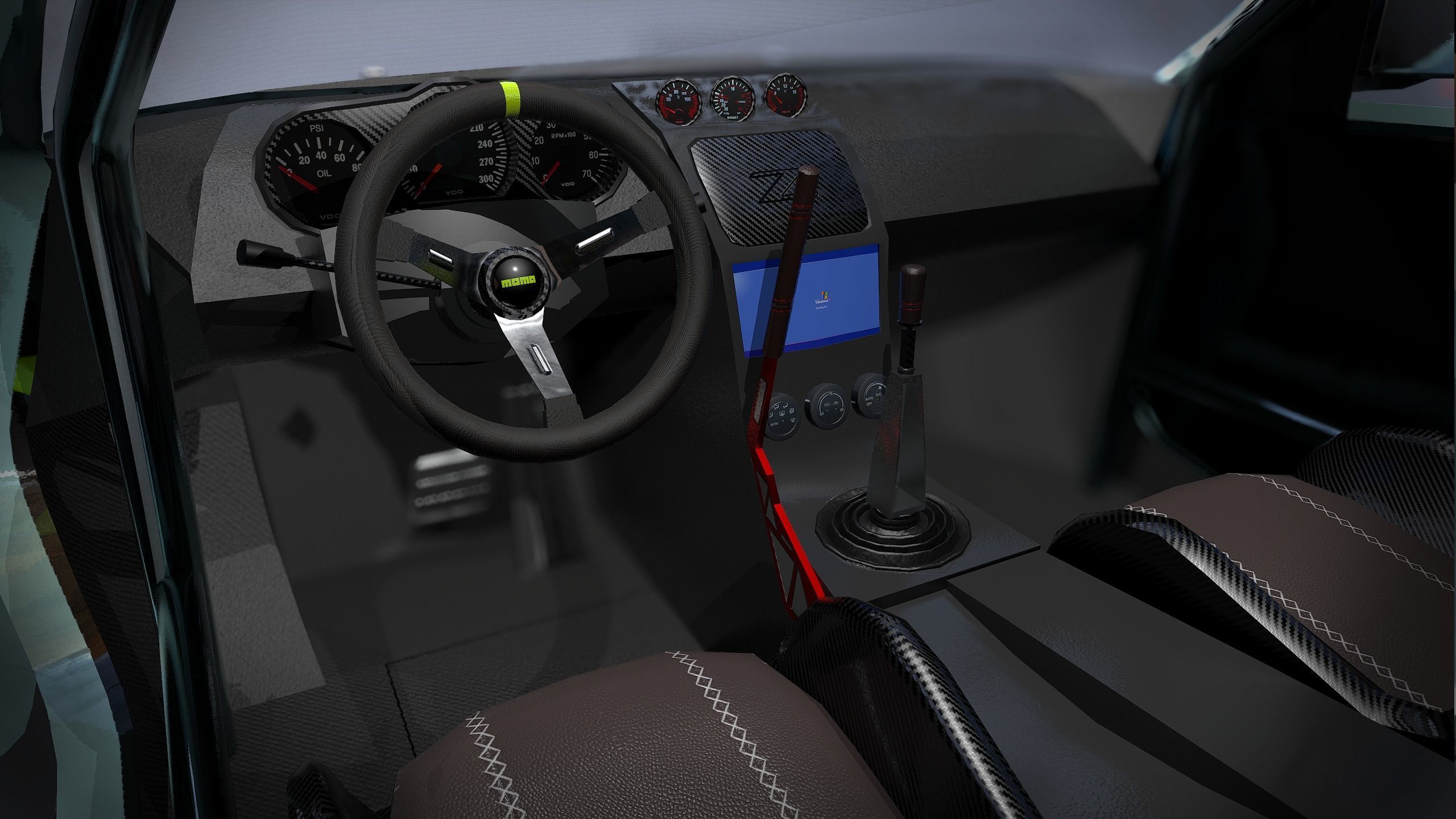 Nissan 350Z Game Ready Low-poly 3D model_5