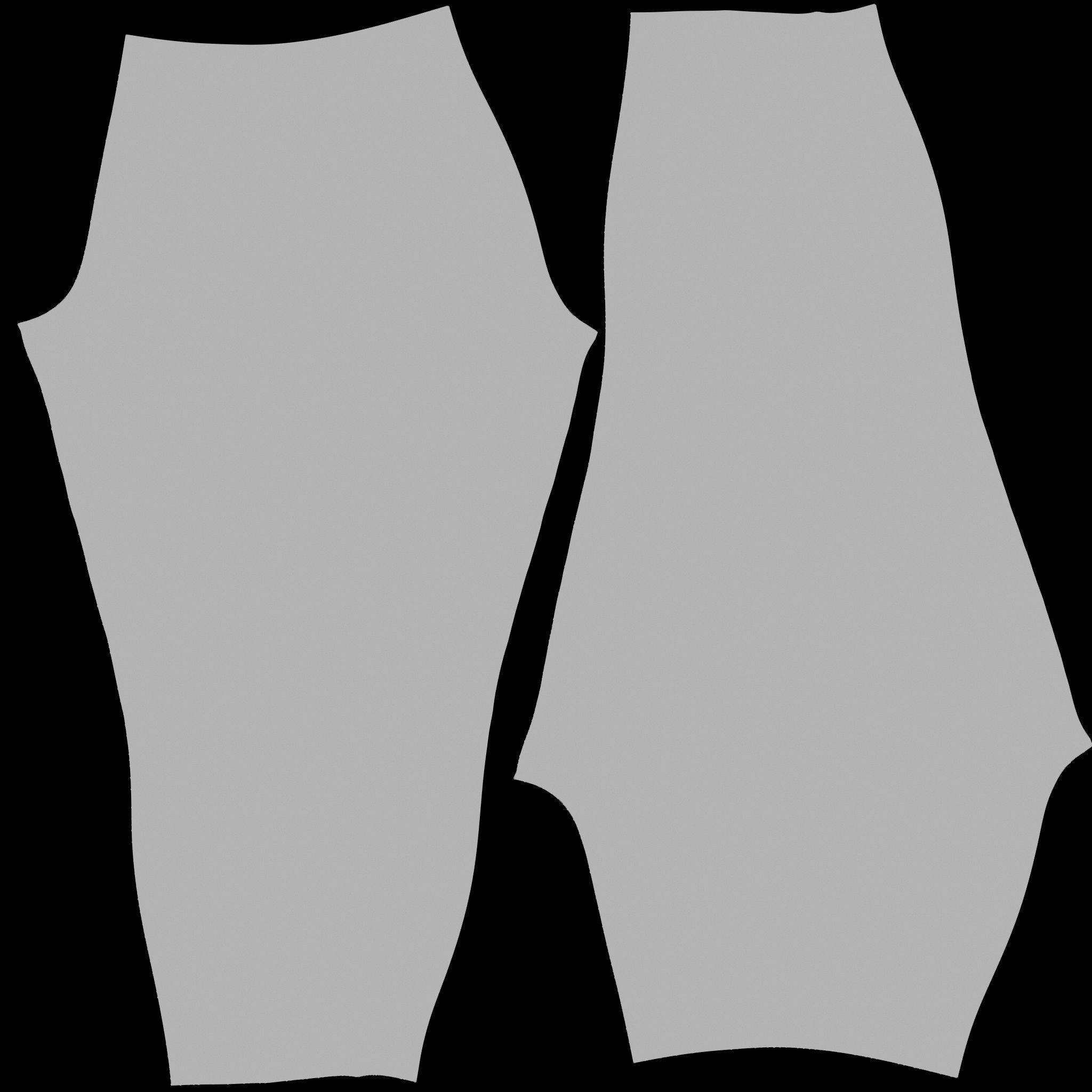 See Through Body Effect Sheer Top and Maroon Shiny Leather Pants Low-poly 3D model_13