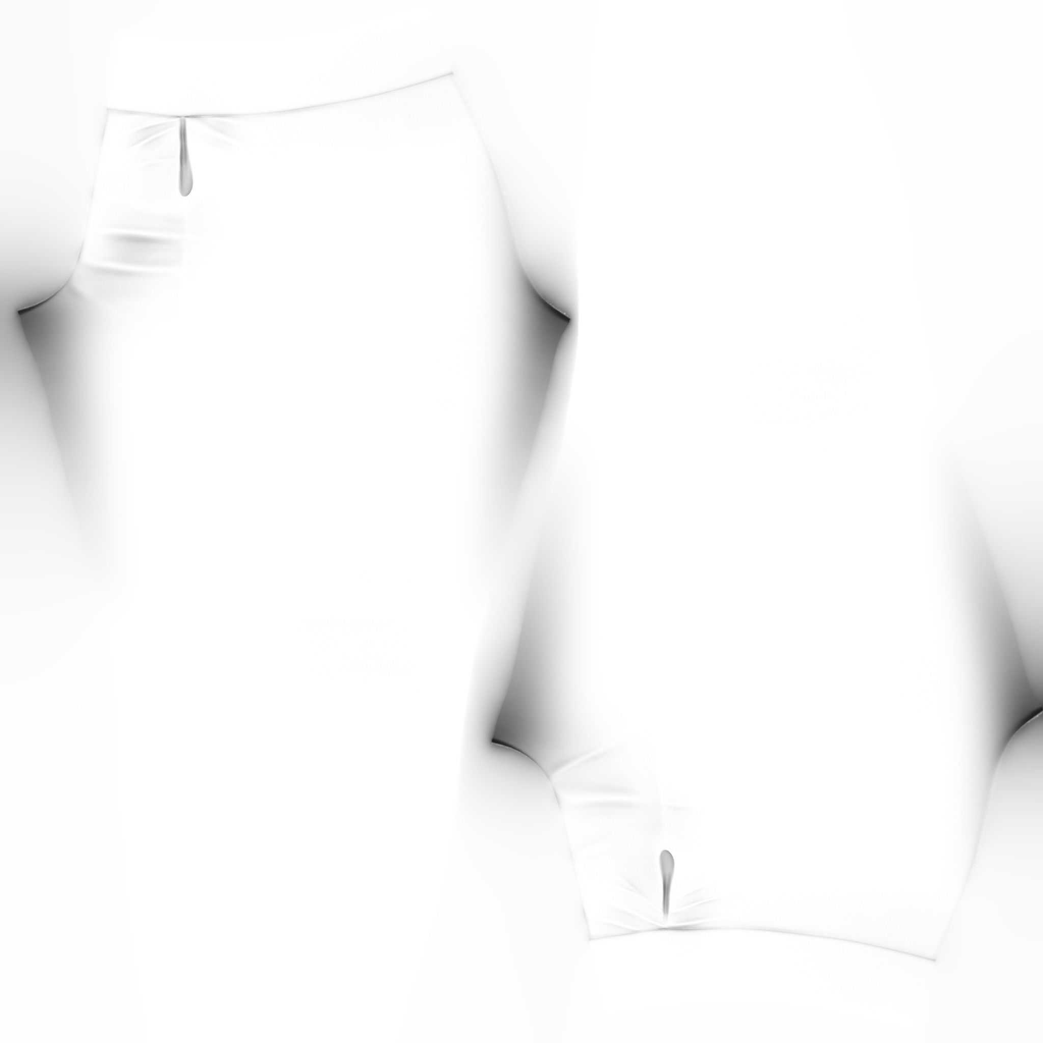 See Through Body Effect Sheer Top and Maroon Shiny Leather Pants Low-poly 3D model_16