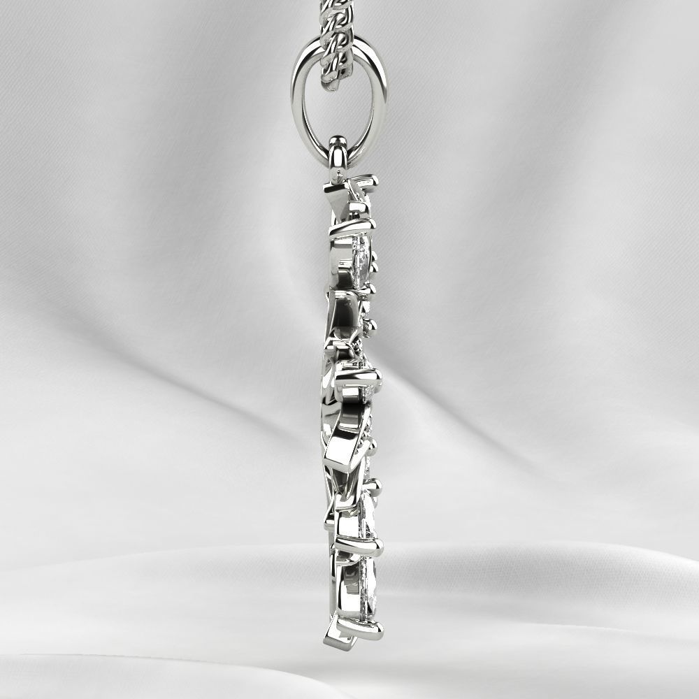 Beautiful Gold Pendant 3D print model_10