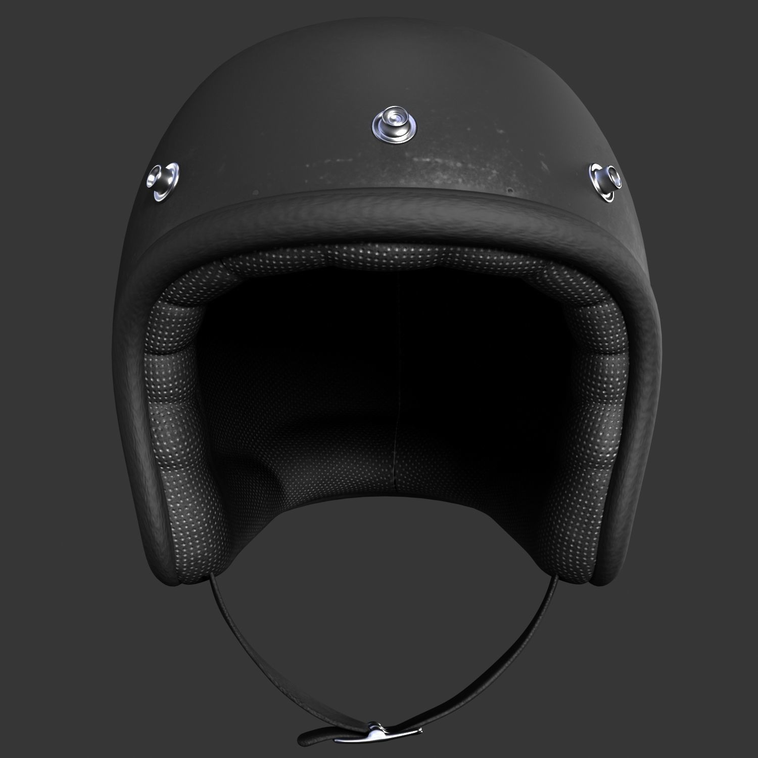 Biker helmet 3D model_1