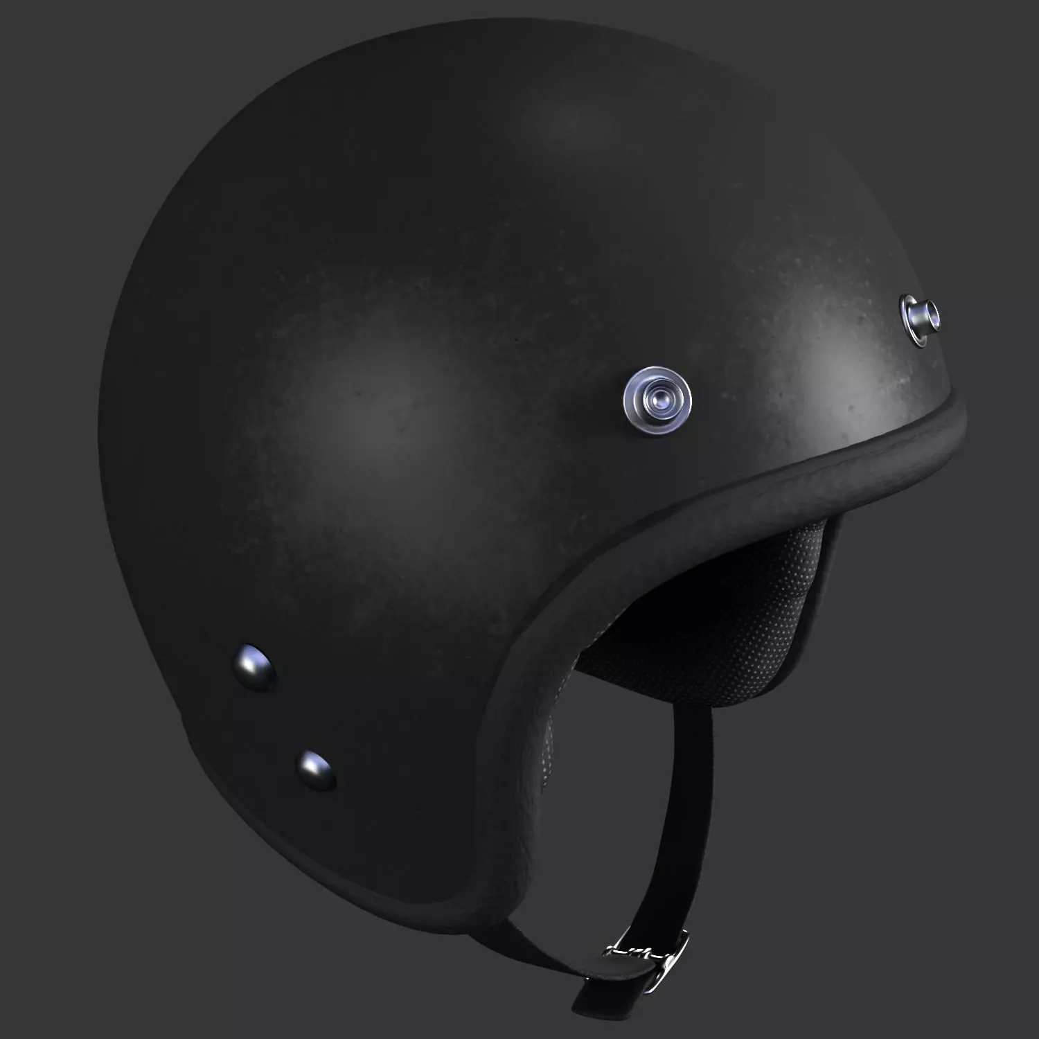 Biker helmet 3D model_0