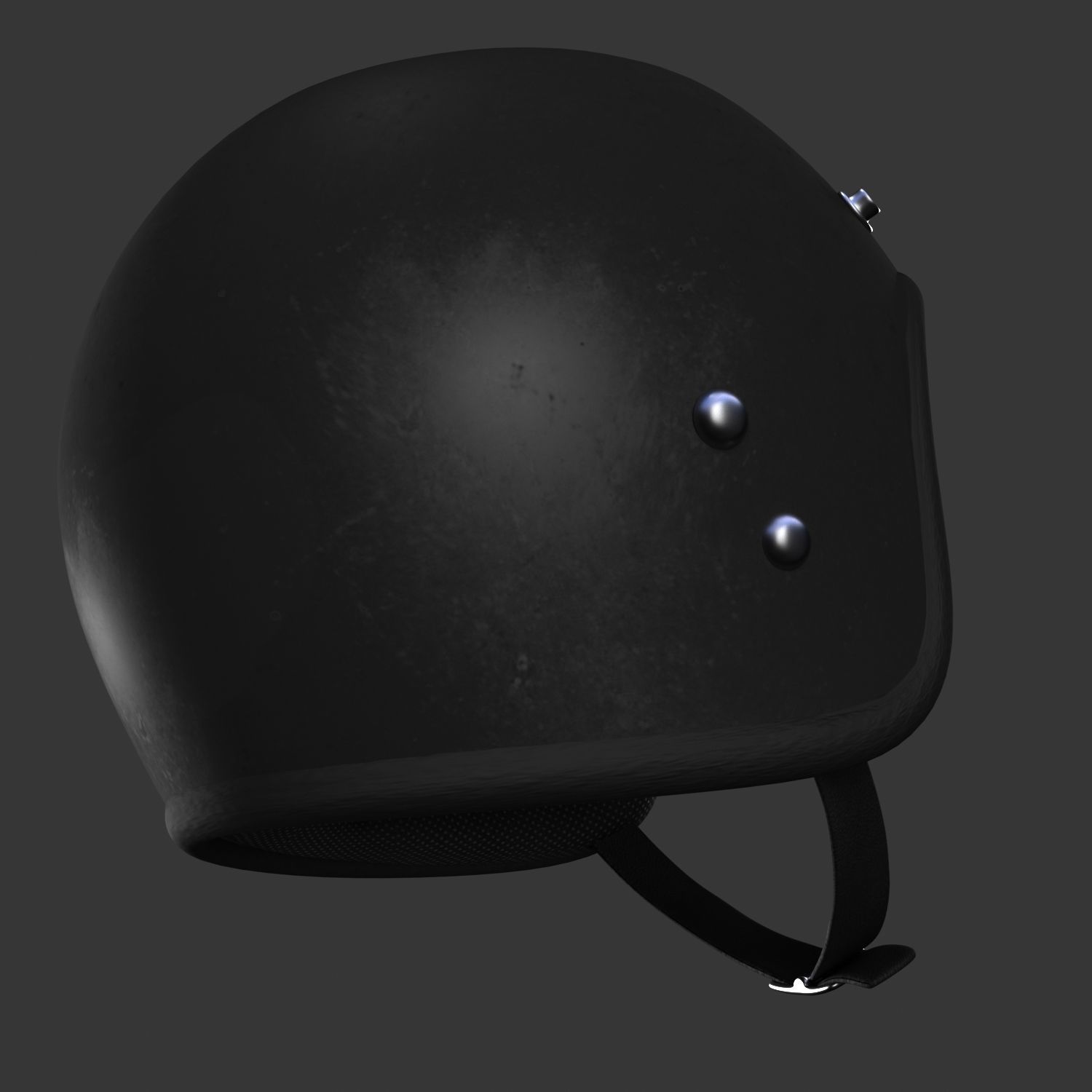 Biker helmet 3D model_2