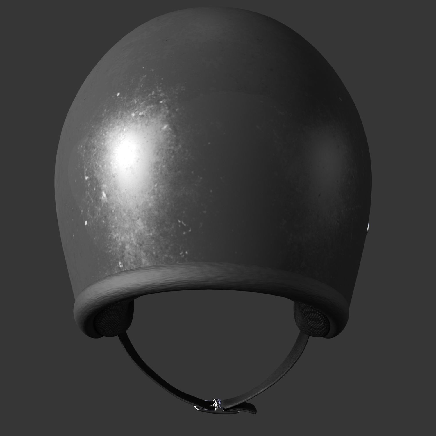 Biker helmet 3D model_3