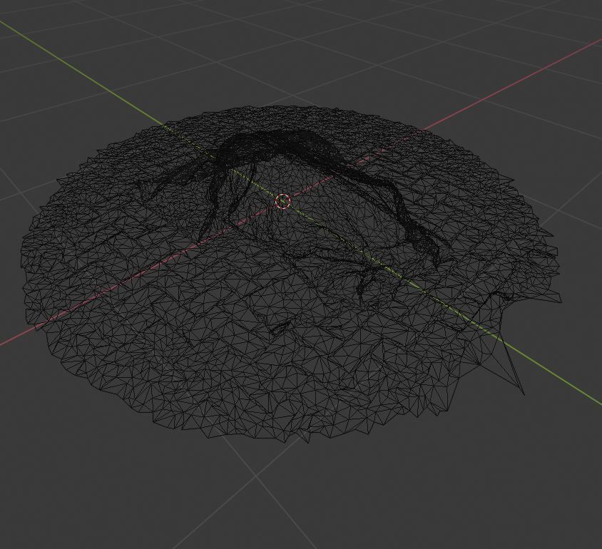 RAW 3D Scan - Rubbish tarp trash burlap canvas environment asset 3D model_7