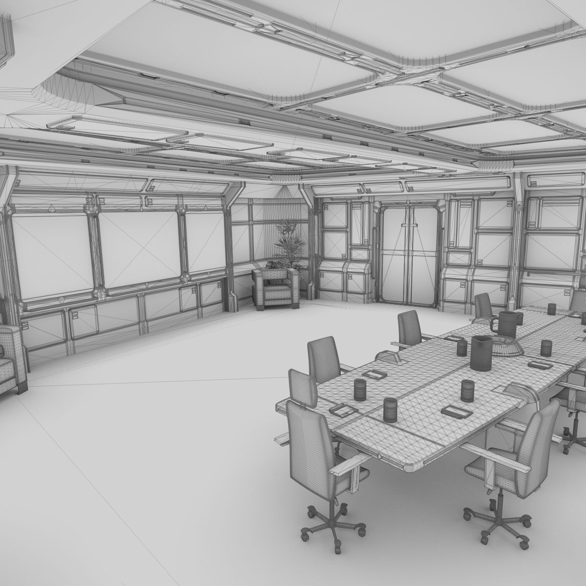 Starship Conference Room B 3D model_6