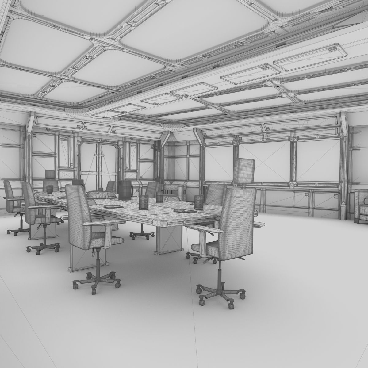 Starship Conference Room B 3D model_12