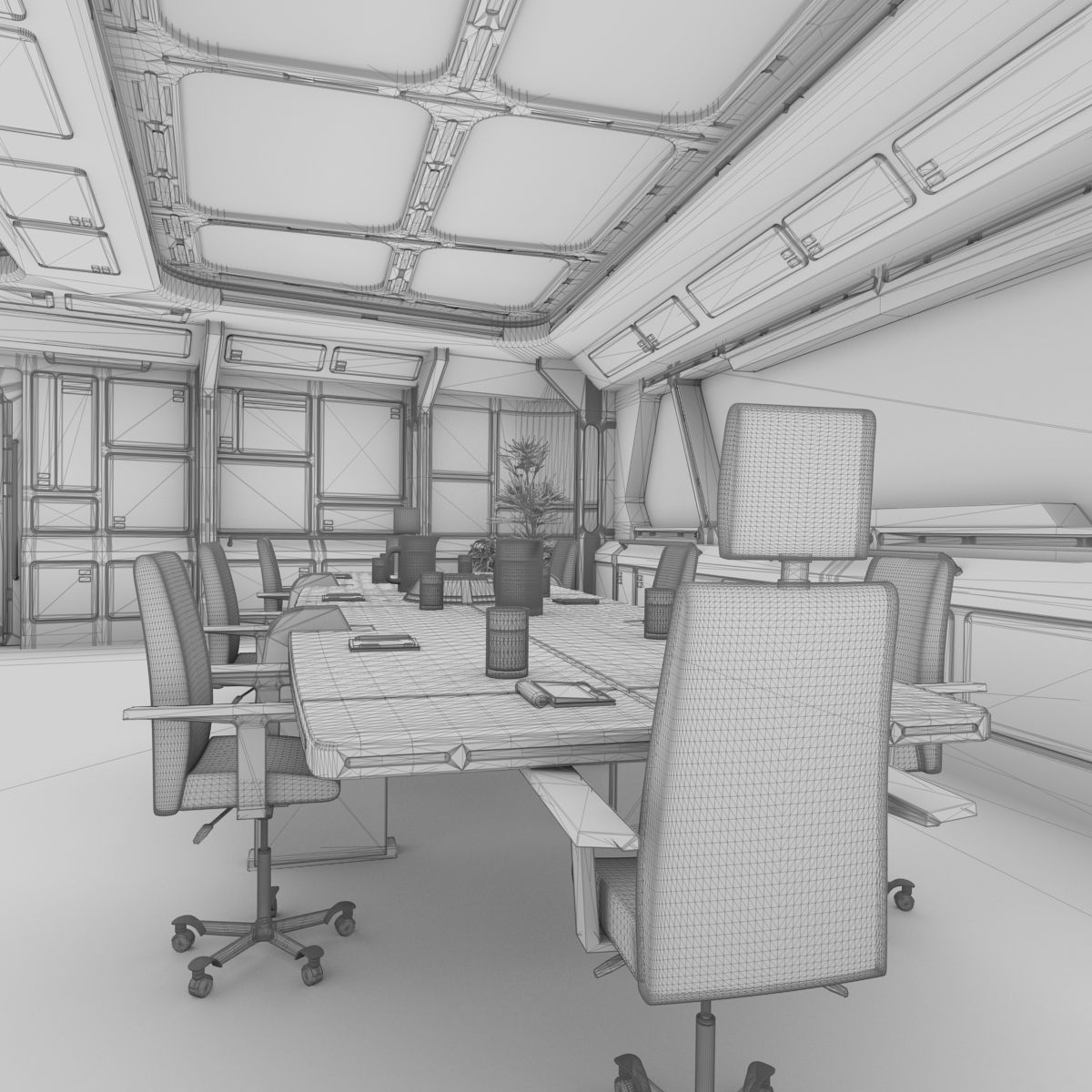 Starship Conference Room B 3D model_15
