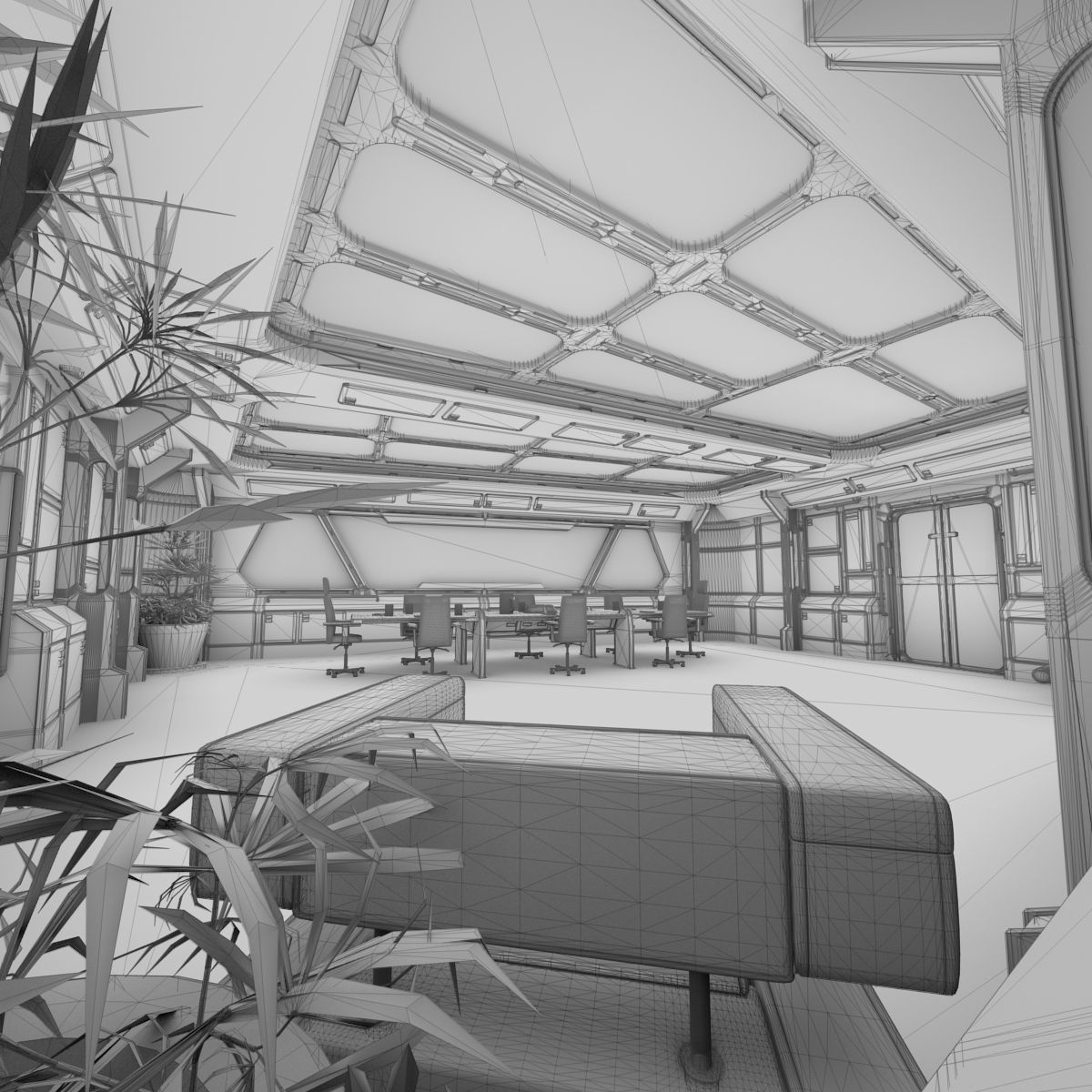 Starship Conference Room B 3D model_3
