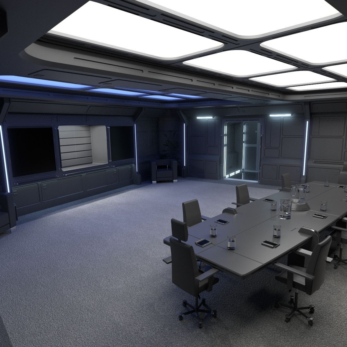 Starship Conference Room B 3D model_4