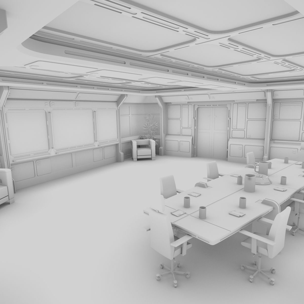 Starship Conference Room B 3D model_5