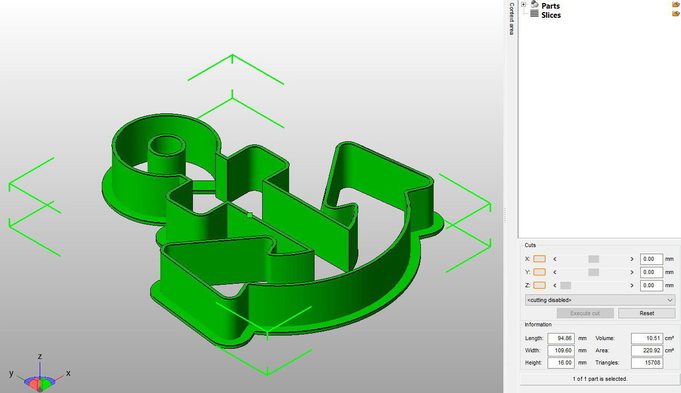 Anchor Cookie Cutter 3D print model_2