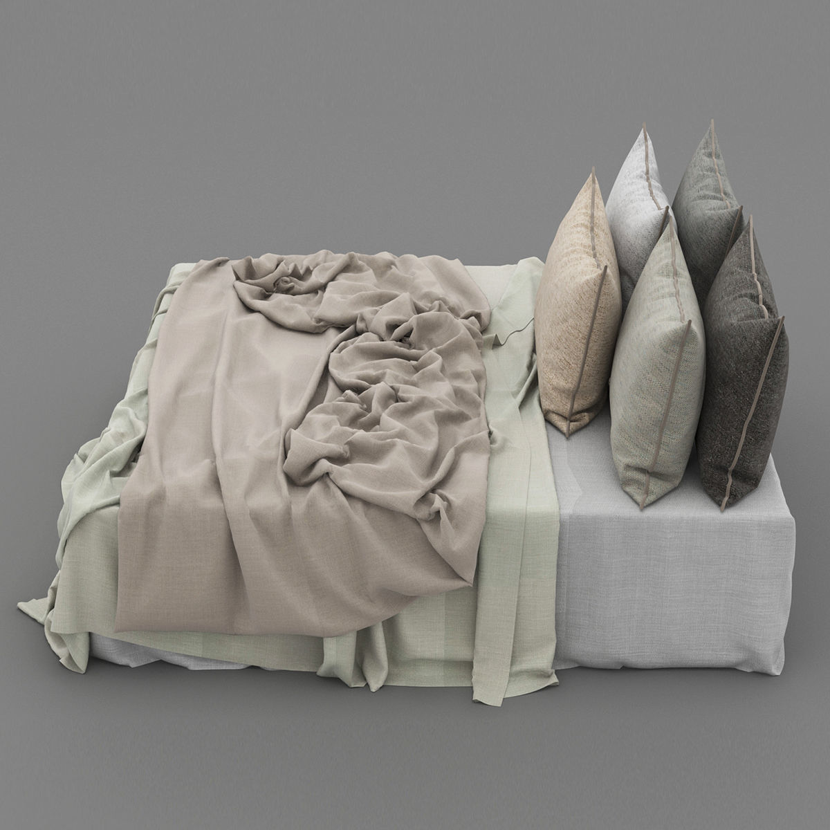 Bed collection 39  3D model_11