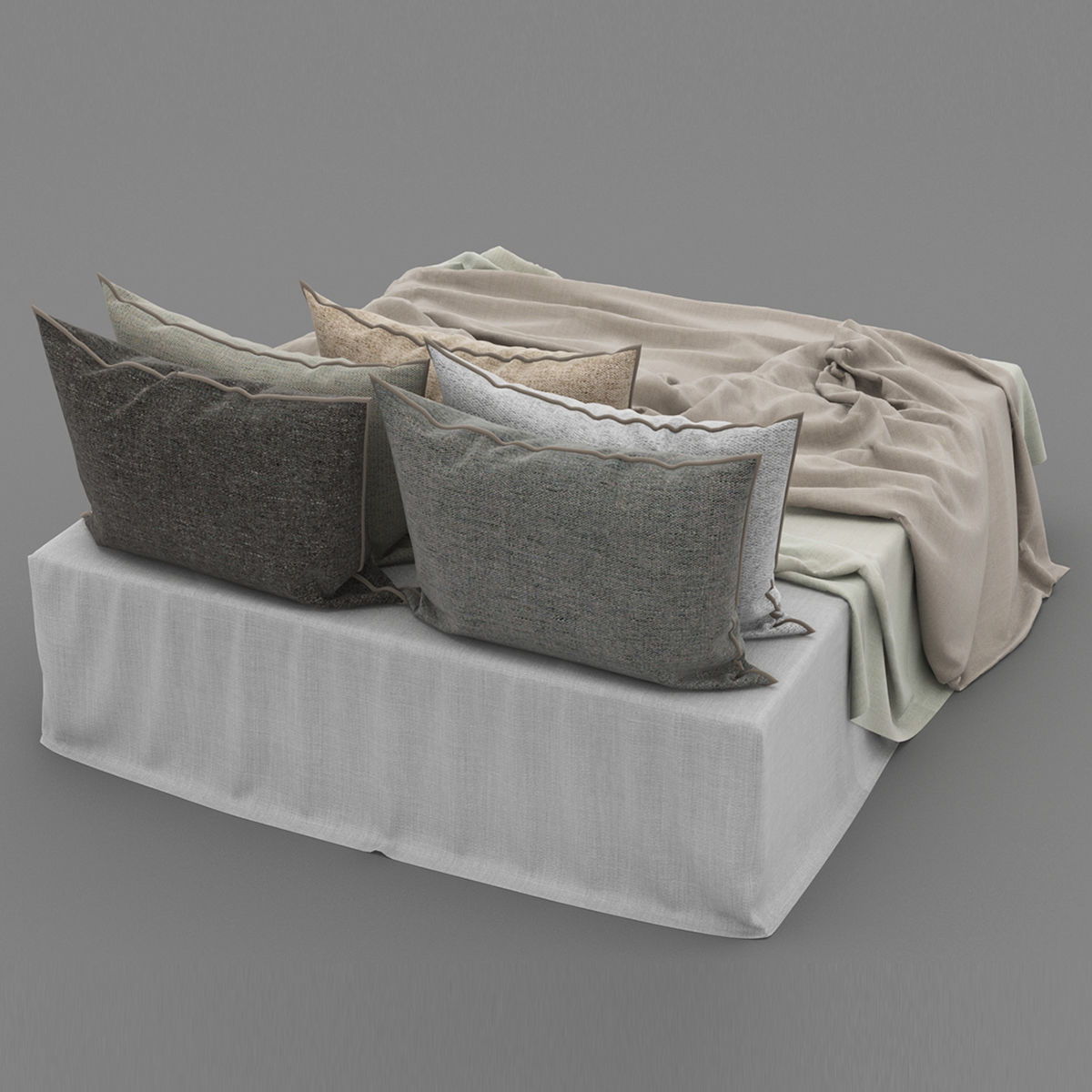 Bed collection 39  3D model_9