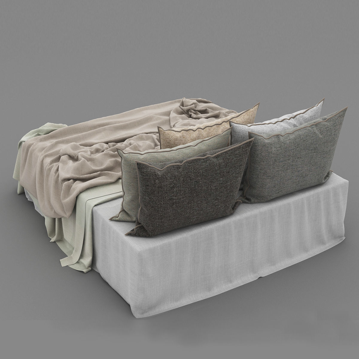 Bed collection 39  3D model_10