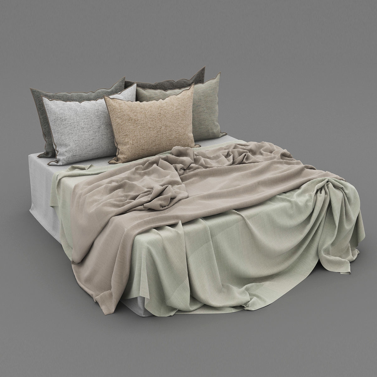 Bed collection 39  3D model_4