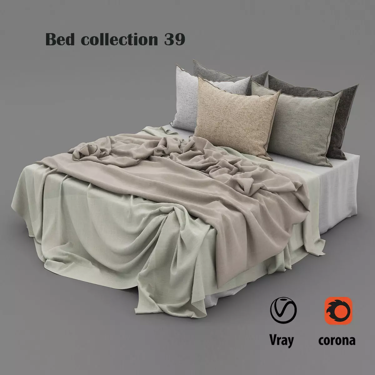 Bed collection 39  3D model_0