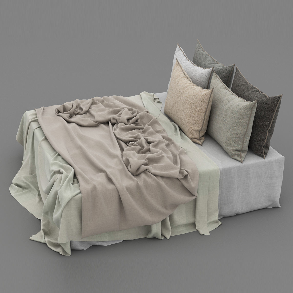 Bed collection 39  3D model_5