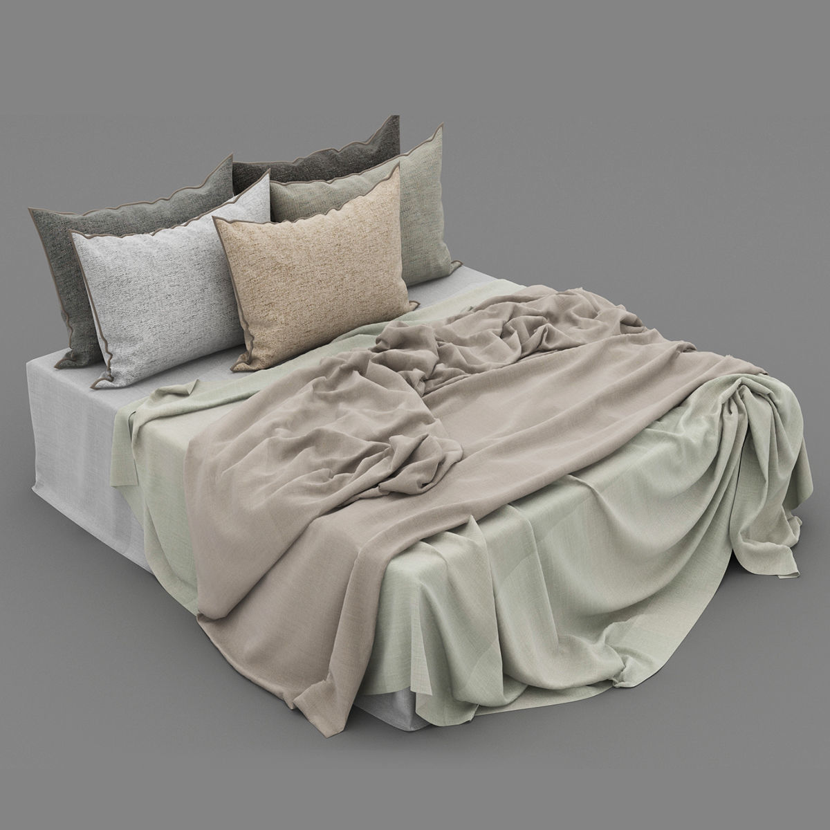 Bed collection 39  3D model_7