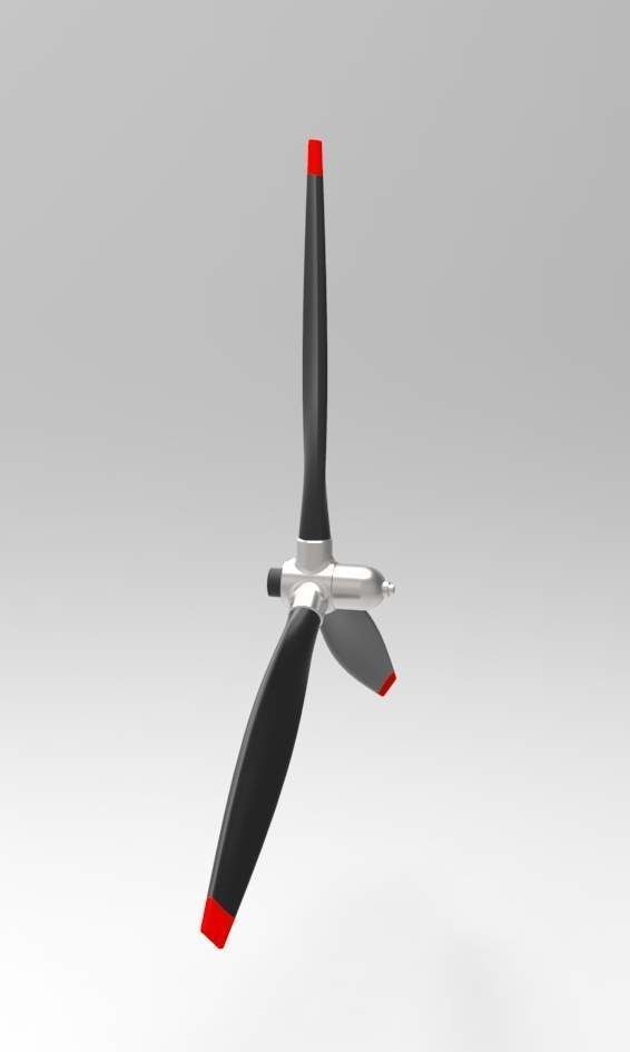 Propeller 3d model Free low-poly 3D model_1