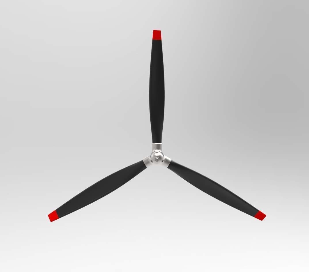 Propeller 3d model Free low-poly 3D model_3