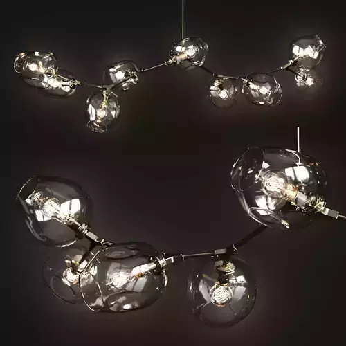 Branching bubble 9 lamps 2