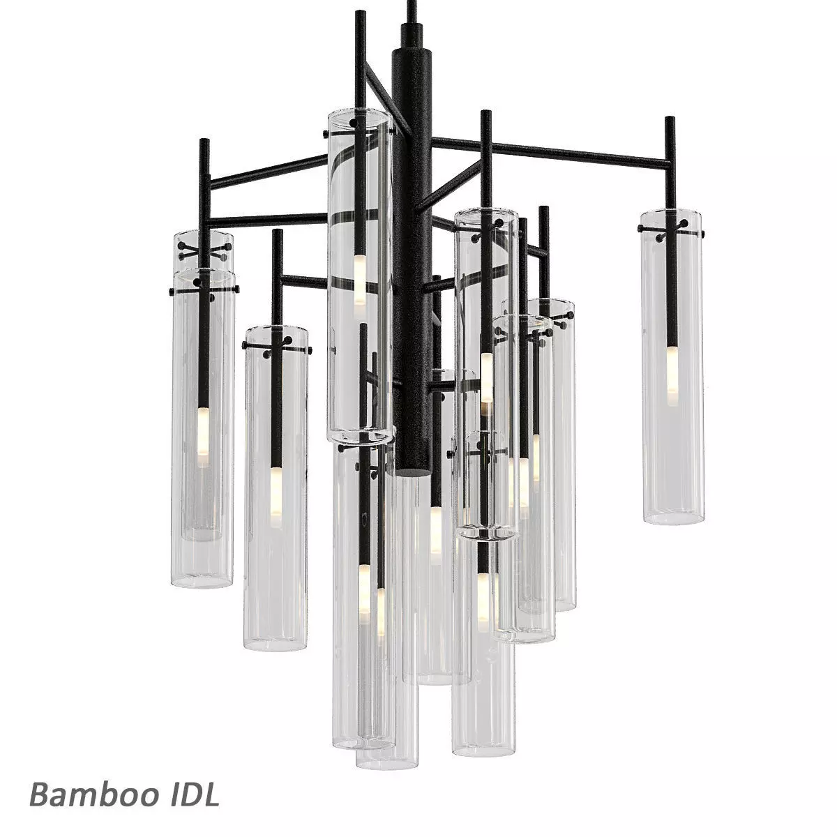 Untitled bamboo idl chandelier 3D model