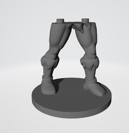 THE BARBARIAN man holding sword Free 3D print model_4