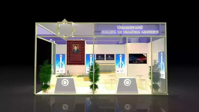 9x4 maxima stand 3D model