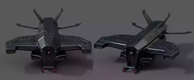 Spaceship starship scifi space futuristic cyborg