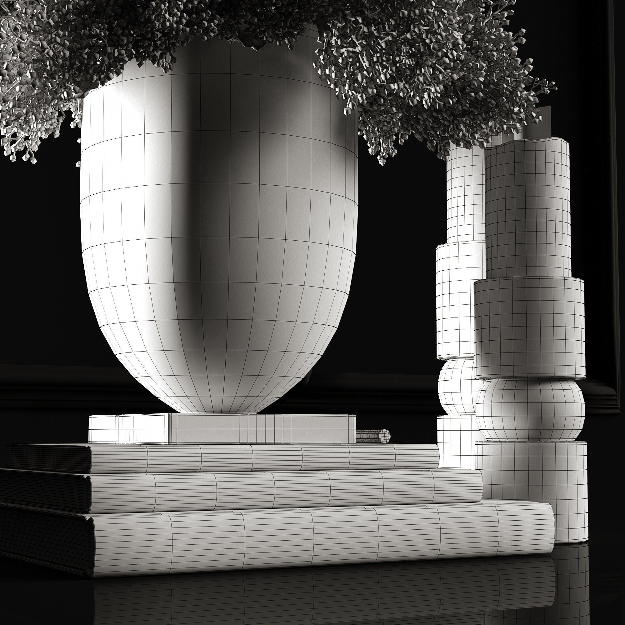 Decorative set 4 3D model_5