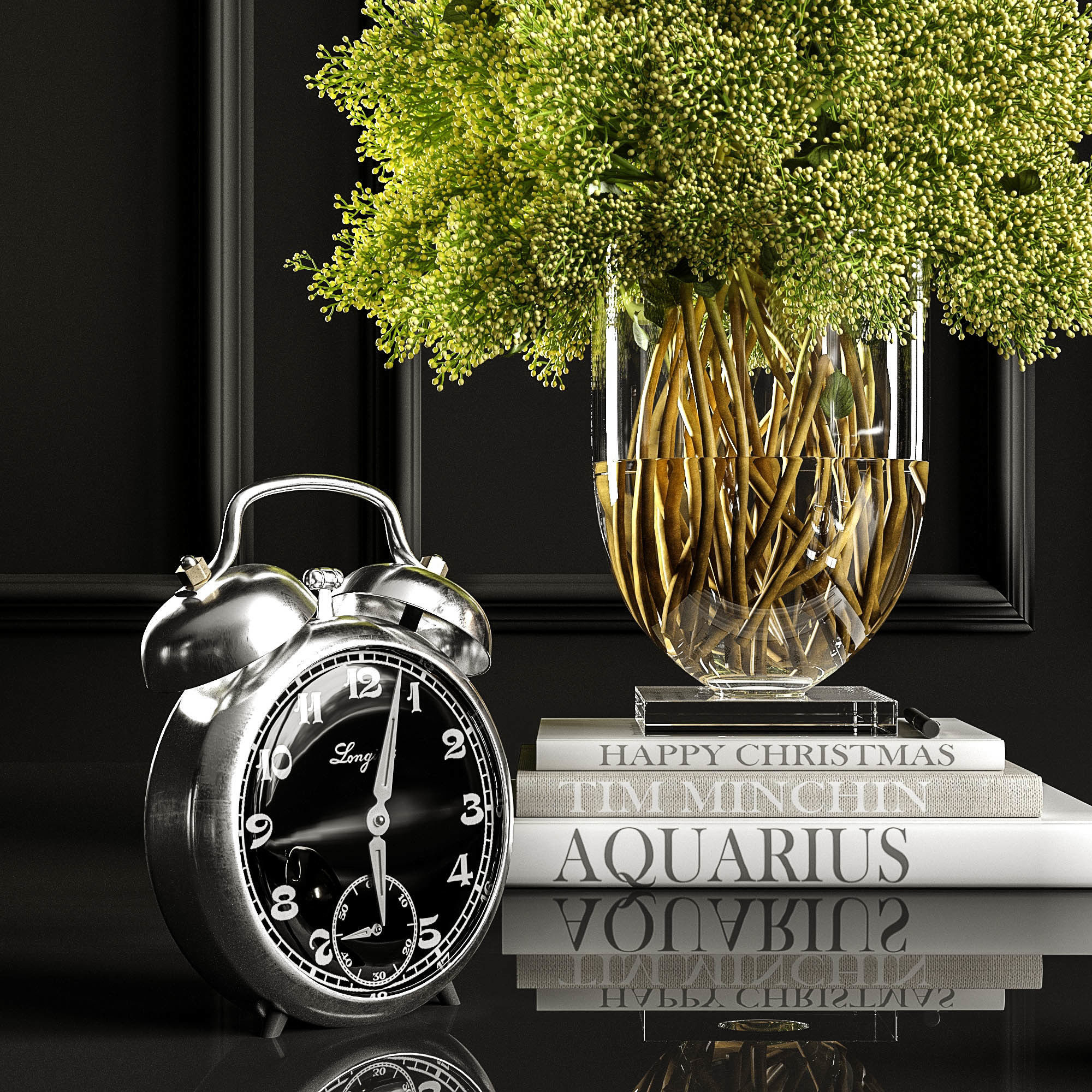 Decorative set 4 3D model_1